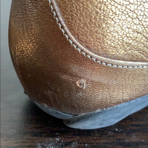 Prada bronze flats, 38.5 with original bag! - Picture 6 of 8